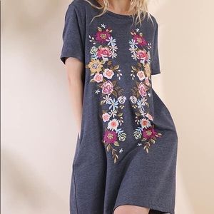 Umgee Embroidery Dress